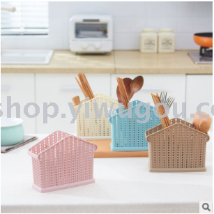 The cane makes up the compartment of household multifunctional chopsticks box frame chopsticks box in the kitchen