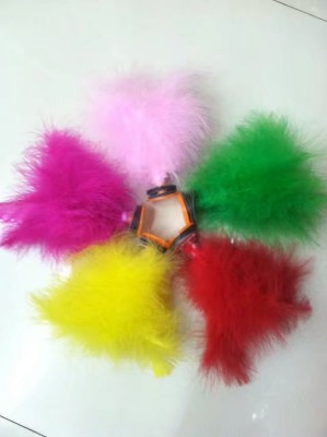 New Casual Fitness Kick Shuttlecock Wholesale Creative Kick-Resistant Durable Color Full Velvet Chicken Feather Key