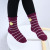 winter new children's all cotton striped smiling face rolled edge socks   manufacturers wholesale children's socks