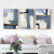GB3010 modern simple living room decoration painting Nordic abstract hanging painting corridor corridor bedroom triple