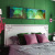 GB3010 vivid color abstract hotel head painting bedroom living room decoration painting soft decoration hotel mural