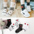 Autumn new pure cotton love stripes in children's socks socks socks children's socks factory wholesale