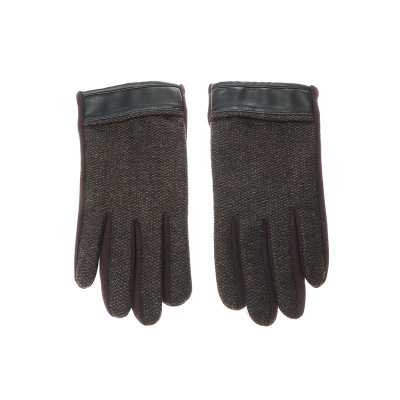 New thermal men's non-down cotton business non-slip touch screen sports thermal gloves