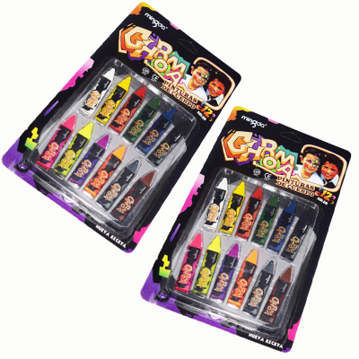 Manufacturers supply putter face color Halloween face makeup crayon football face color clown