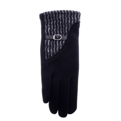 2018 new cotton gloves for women cycling outdoors thickened and non-flannelette will become ladies thermal gloves