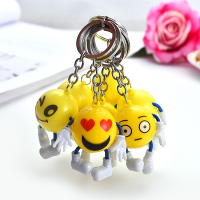 Creative smiling face key chain pendant promotional activities gifts manufacturers wholesale