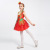 Children perform dress princess dress dance dress dress girl suit cosplay strawberry princess Halloween child