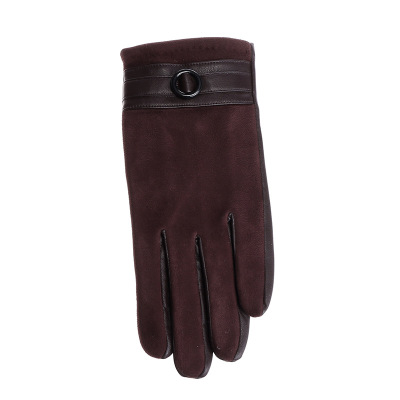 Men's touch screen business gloves classic thermal Men do not drive down sports gloves outdoor fitness gloves
