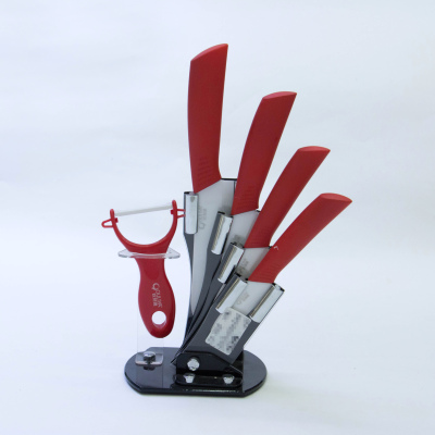 Kitchen set/piece (kitchen cutting knife slicing knife sharpening stick and bone cutting knife)