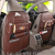 Car storage bag car leather storage bag multi-functional leather car storage bag seat hanging bag