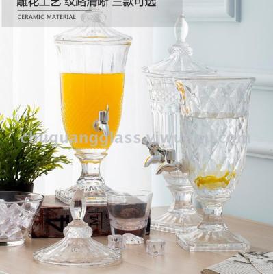 Chuguang Crystal Glass Vase Transparent Vase Flower Arrangement Hydroponic Home Decoration