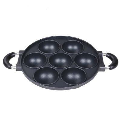 7 holes cast iron pan octopus balls pan cast iron cake mold does not stick to the iron pan