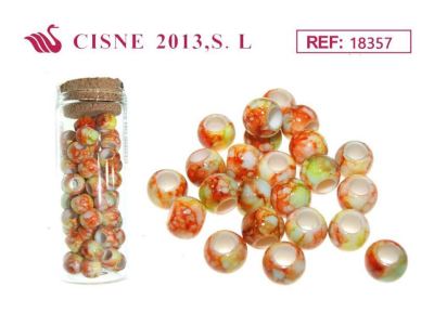DlY jewelry accessories, manufacturers plating AB, acrylic, round beads, large hole burst beads and solid color beads