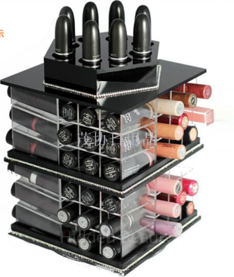Acrylic Display Stand for Lipsticks Rotating Lipstick Display Lipstick Displayholde