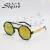 Fashionable double beam polygonal gold mercury piece sunglasses trend sunglasses 913c