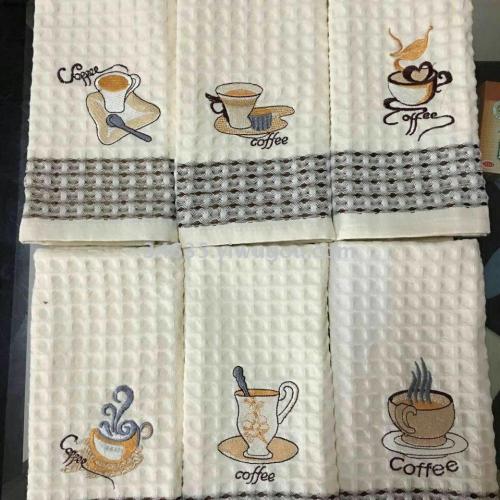 printed tea towel 100% cotton rag dishcloth clean towel pid towel