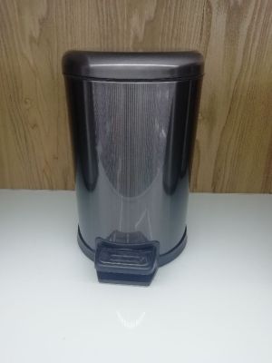 The Factory wholesale high end silent missile down fingerprint black titanium 5 l8l12l stainless steel pedal trash can