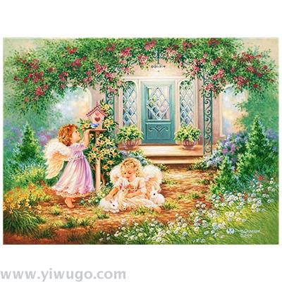 DIY Digital Oil Painting Foreign Trade Hot Supply E-Commerce Decorative Painting with Frame Frameless