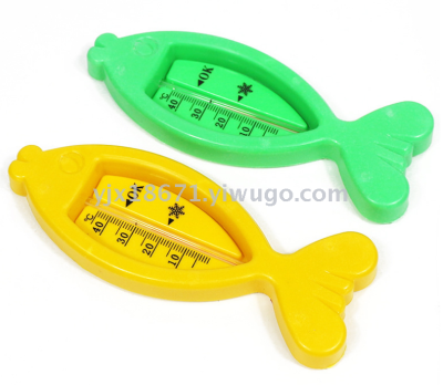 Small fish thermometer baby shower temperature wet and dry