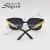 Trendy blue mercuric sheet sunglasses shade the sun and drive sunglasses 930c