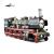 Handmade creative gifts for vintage iron steam engine train model set with a theme restaurant decoration