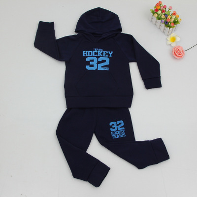 Children's thermal underwear set pure cotton thickened boy's long Johns baby primer cotton set autumn and winter style
