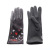 Winter Women's Fashionable Warm Gloves Back of Hand Muslin Outdoor Cycling Palm Spun Velvet Gloves Wholesale
