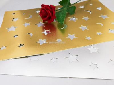 Manufacturer direct selling PVC non - slip tea table mat meal mat long - square star - moon line