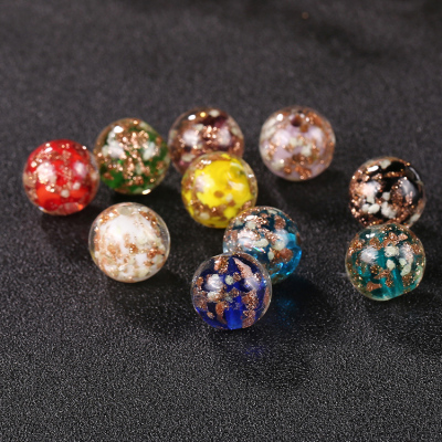 Japanese Venus Venus fluorescent beads ancient Jinsha beads DIY bracelet hairpin sweater chain Accessories Wholesale