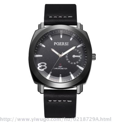New simple business casual men's square watch