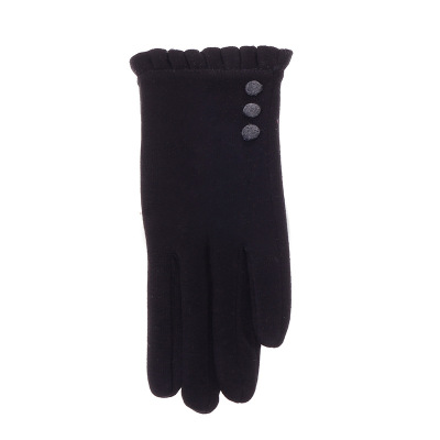 New Women's Non-Inverted Velvet Cotton Cycling Gloves Touch Screen Sports Outdoor Gloves Warm and Cute Fashion Gloves