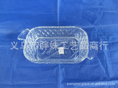 Supply personalized fruit plate wholesale glass transparent imitation crystal fruit plate manufacturers direct sales