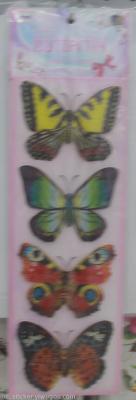 Hm-dh layer by layer with butterfly stickers, three-dimensional wall stickers, decorative stickers, 3D stickers