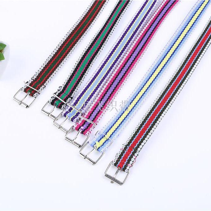 爆款彩色女士腰带皮带厂家细针扣