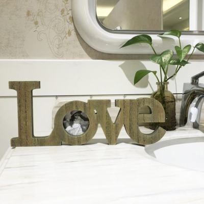 European-style creative household wooden picture frame letter decoration wedding decoration manufacturers direct
