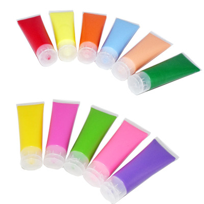 75ml water color paint finger painting set for children can be washed for children to draw graffiti kindergartens