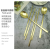 Korean stainless steel plated titanium chopsticks spoon set solid spoon stainless steel tableware set