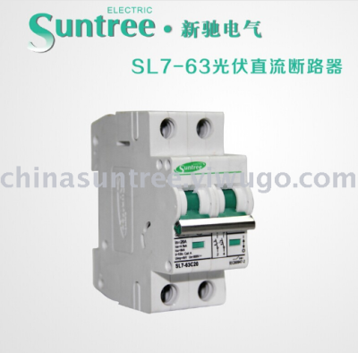 Factory Direct Sales Solar Photovoltaic DC Protection Switch Overload Protection Direct Current Breakers