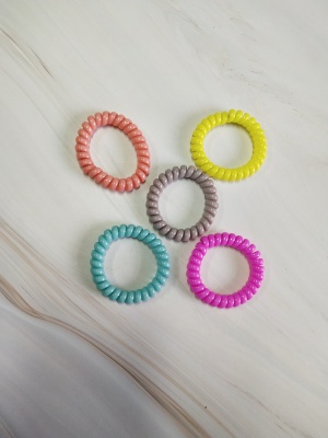 Decoration color joker simple and fresh, Manufacturers direct south Korean girls hair ring hair decoration color joker simple and fresh