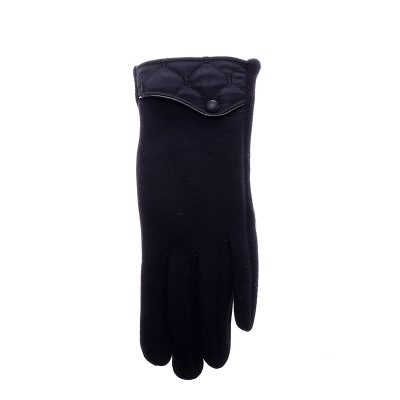 2020 New Gloves Autumn and Winter Women's Fleece-Lined Warm and Slimming Riding Driving Finger Gloves without Falling down