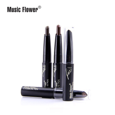 2018 new solid color anti - smudging drop eyebrow cream wholesale music flower four - color waterproof, anti - friction lasting eyebrow cream