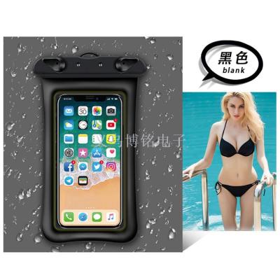 New transparent floating air bag waterproof mobile phone bag waterproof cover inflatable mobile phone bag