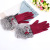 Hot Selling Suede Fashionable Warm Gloves Winter Casual Fleece Touch Screen Gloves Outdoor Cycling Cotton Gloves