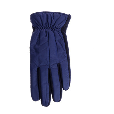 New Warm Gloves Men's Non-Inverted Velvet Cotton Gloves Business Finger Gloves Sports Anti-Slip Touch Screen Factory Direct Sales