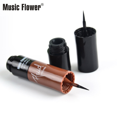 Music flower qin color matte eyeliner pen is fast dry, sweat-proof, waterproof, long-lasting, non-smudge and easy to color new cosmetics wholesale