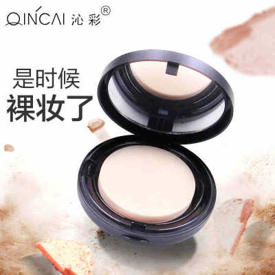 New oil control compact wholesale dry and wet durable beauty makeup foundation tricolor optional all - purpose concealer compact