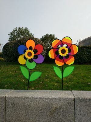 Manufacturers direct is suing large decorative windmill exquisite activities decorate garden decoration large eight color six color windmill