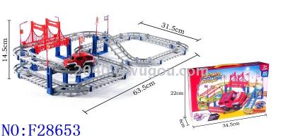 Children's market supermarket toys wholesale source of electric rail train series of toys F28653
