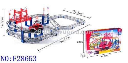 Children‘s Mall Supermarket Toy Wholesale Supply Electric Rail Train Series Toy Car F28653