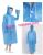 EVA non-disposable raincoat thickened transparent men and women adult hiking outdoor hiking fashion raincoat